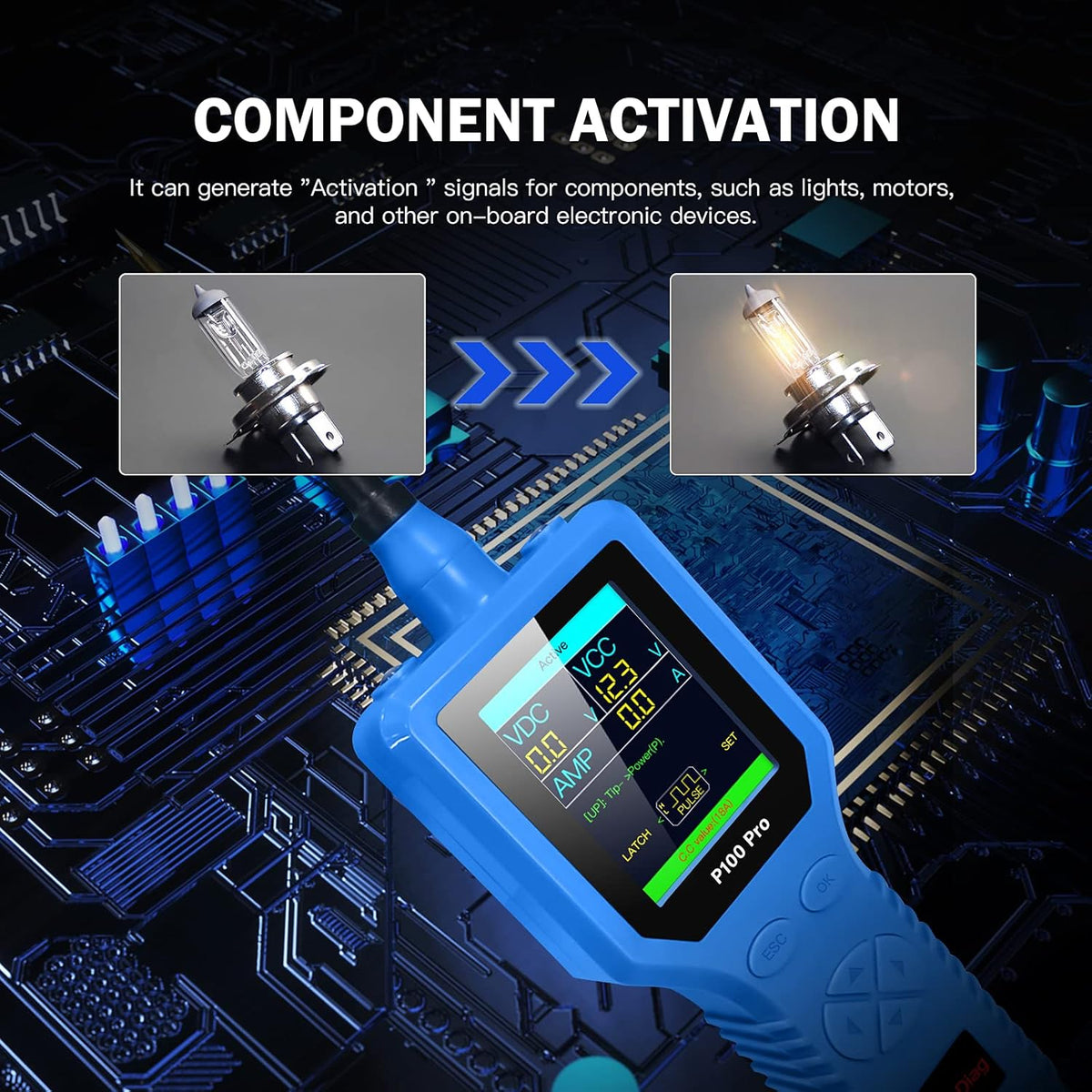 9v-30v Automotive Circuit Tester Multimeter Voltage Detector Power Circuit Probe Kit F43937