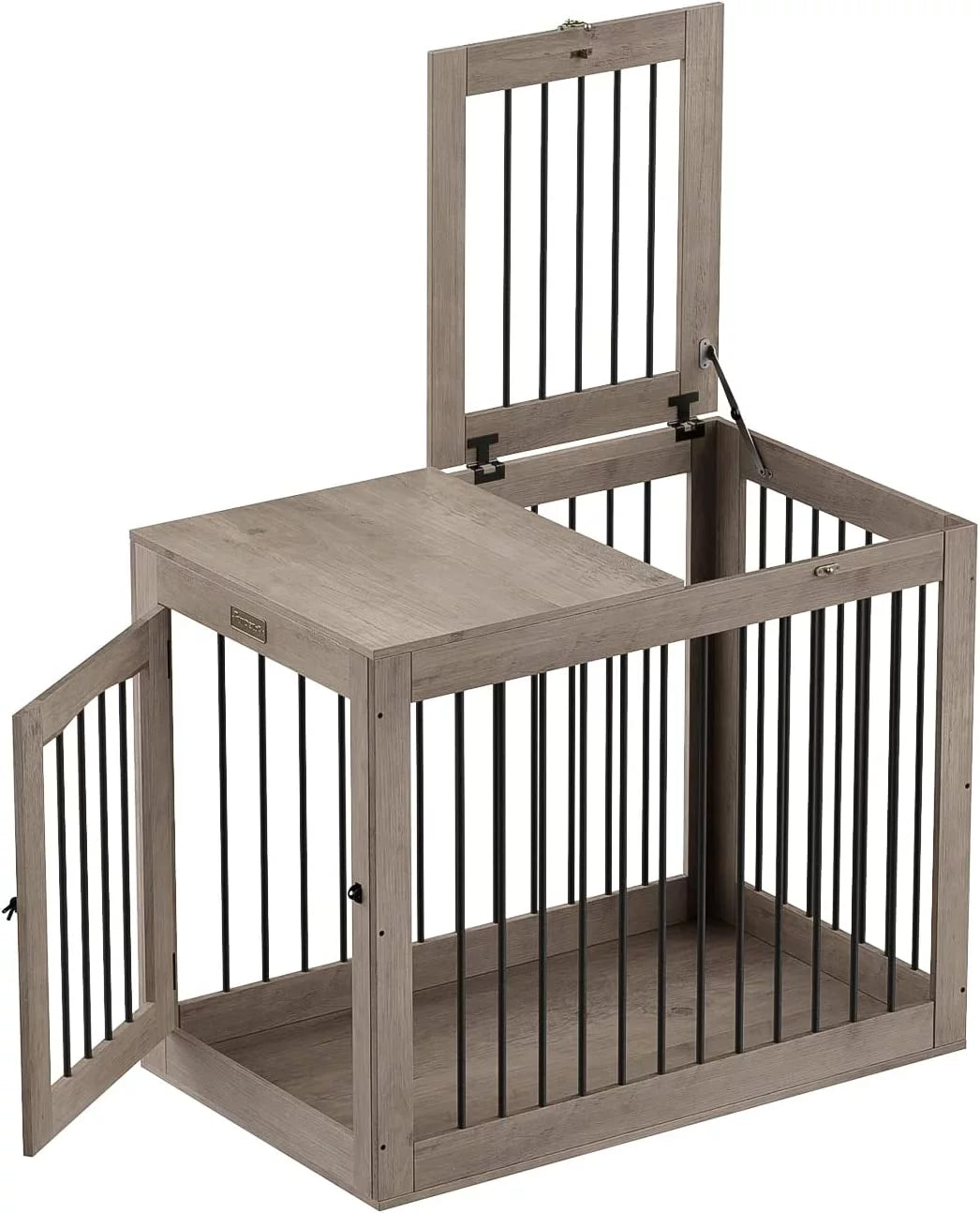 Large Wooden Dog Crate with 2 Doors Y451