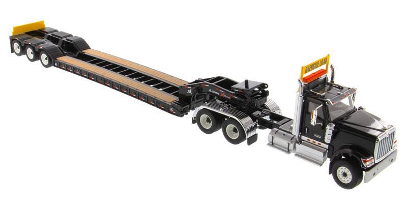 Black XL 120 Lowboy Trailer Diecast Model H3358