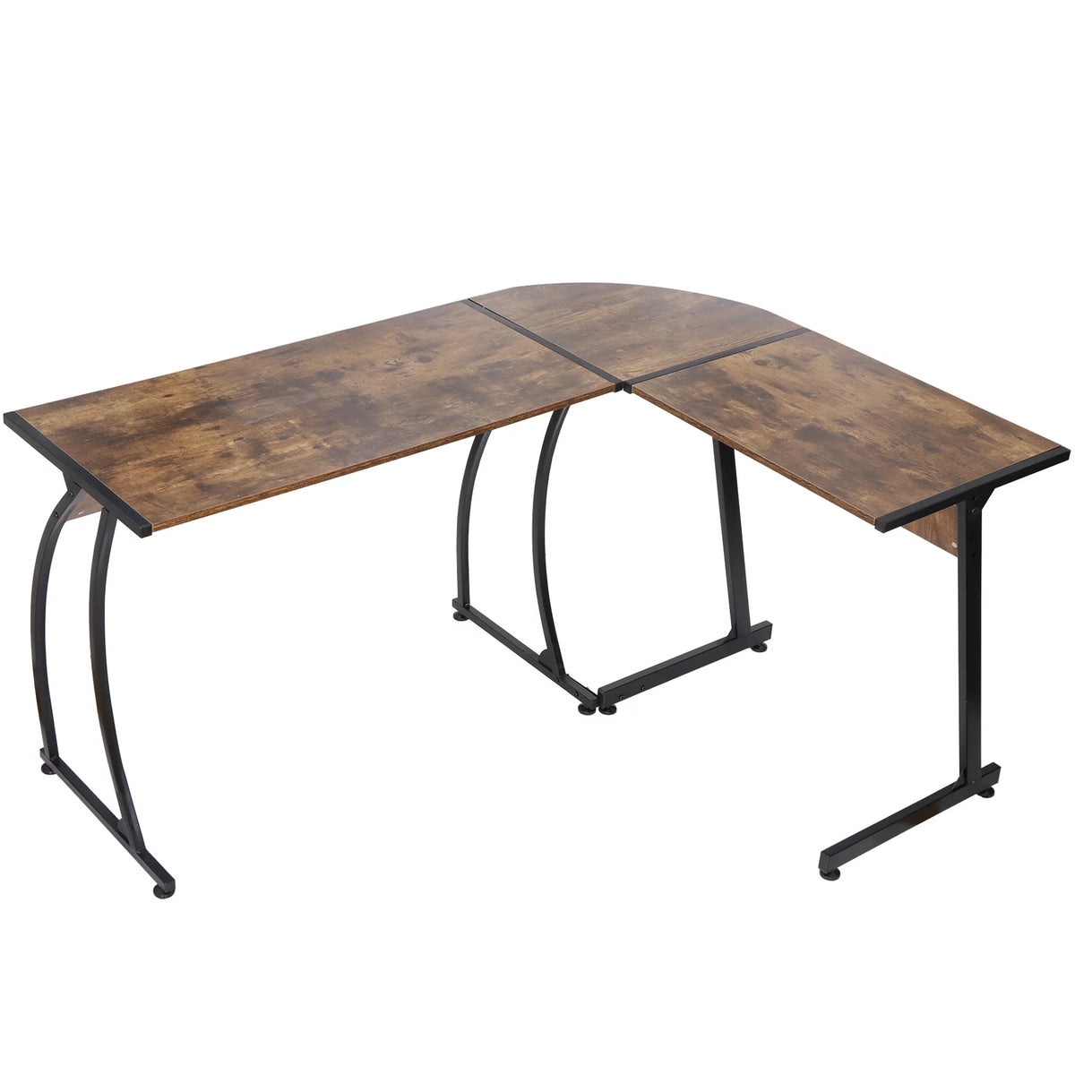 Brown L-Shaped Computer Desk X611