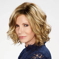 Blonde Mid-Length Wavy Lace Front Wig X6144
