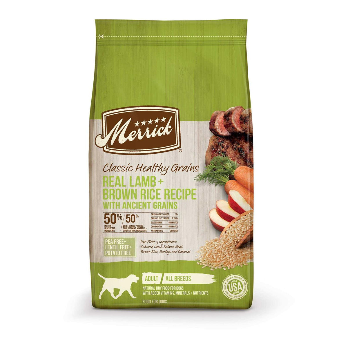 Real Lamb Green Peas with Ancient Grains Dry Dog Food H153