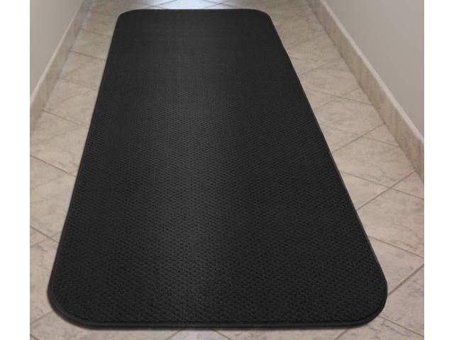 Skid-Resistant Carpet Runner - Black - 8 ft. x 48 in. U700