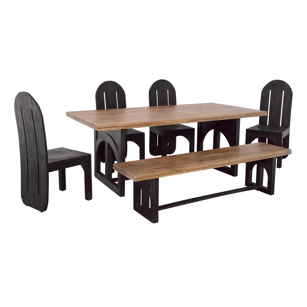 Solid Wood Dining Table in Natural J926546