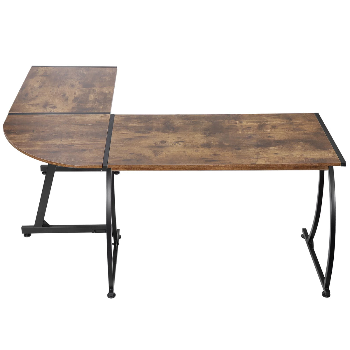 Brown L-Shaped Computer Desk X611