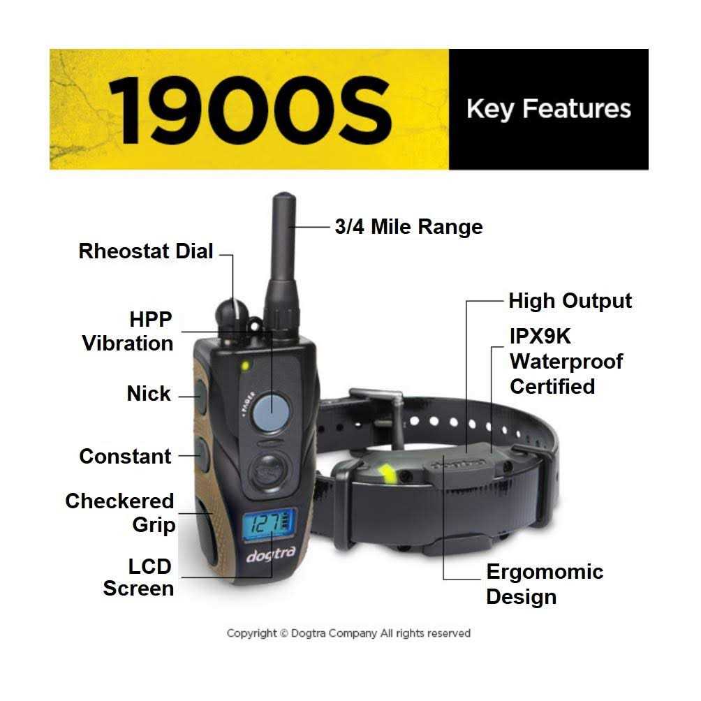 Black 1 Mile Remote Trainer J334810