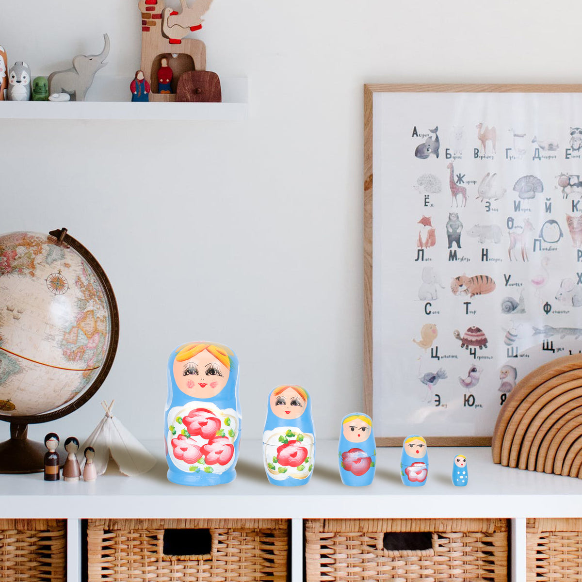 Matryoshka Wooden Dolls X417