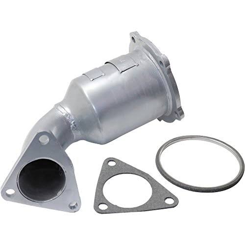 Silver Powder-Coated Catalytic Converter with Heat Shield X27933