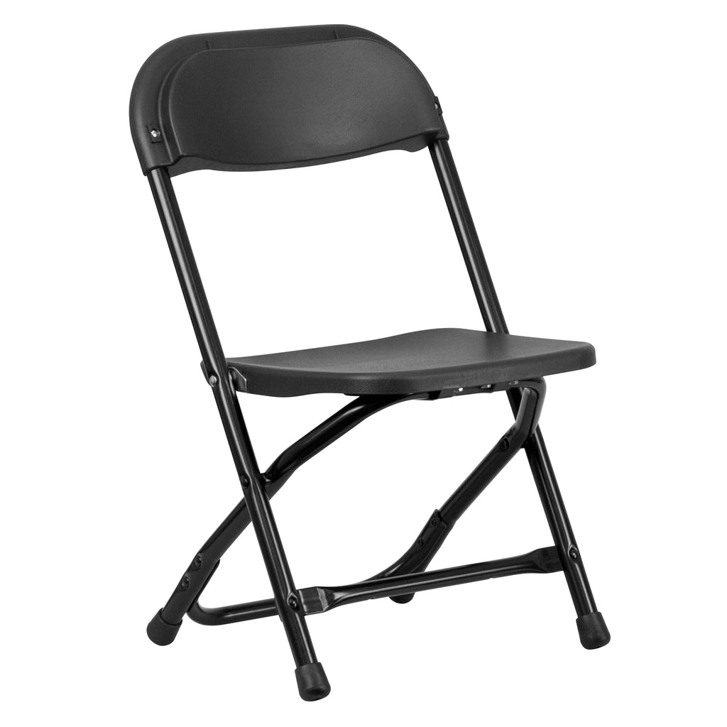 Black Plastic Folding Chair H10242