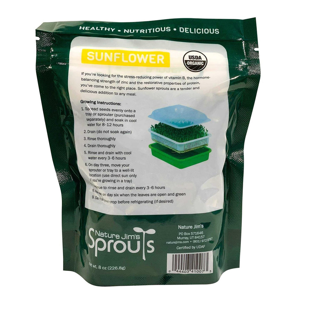 Certified Organic Black Oil Sunflower Seeds V981714