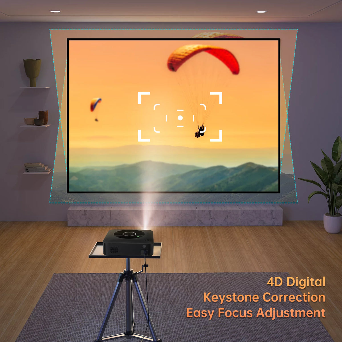1080P Full HD LCD Portable Projector D782
