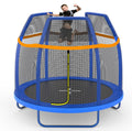 7 FT Trampoline with Enclosure Net & Safety Pad F539