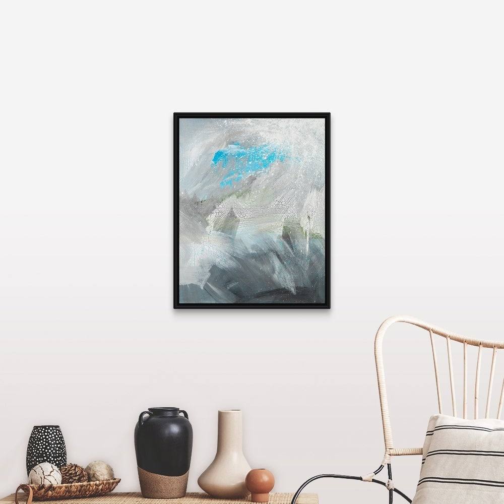 Black Float Frame Canvas Art - 24 x 30 C577455