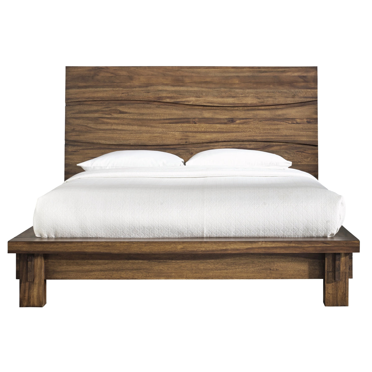 Full Platform Bed in Natural Wood H27188