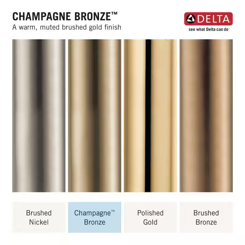 Single Hole Single-Handle Bathroom Faucet in Champagne Bronze O13971