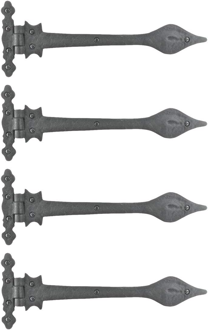 Black Wrought Iron Door Hinge 11.25 Long Pack of 4 I46928
