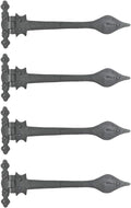 Black Wrought Iron Door Hinge 11.25 Long Pack of 4 I46928