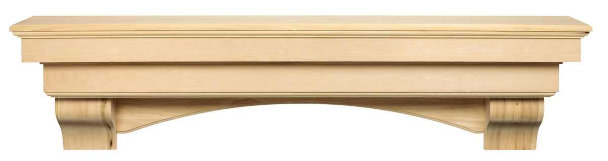 Unfinished Mantel Shelf 72x22 P3785