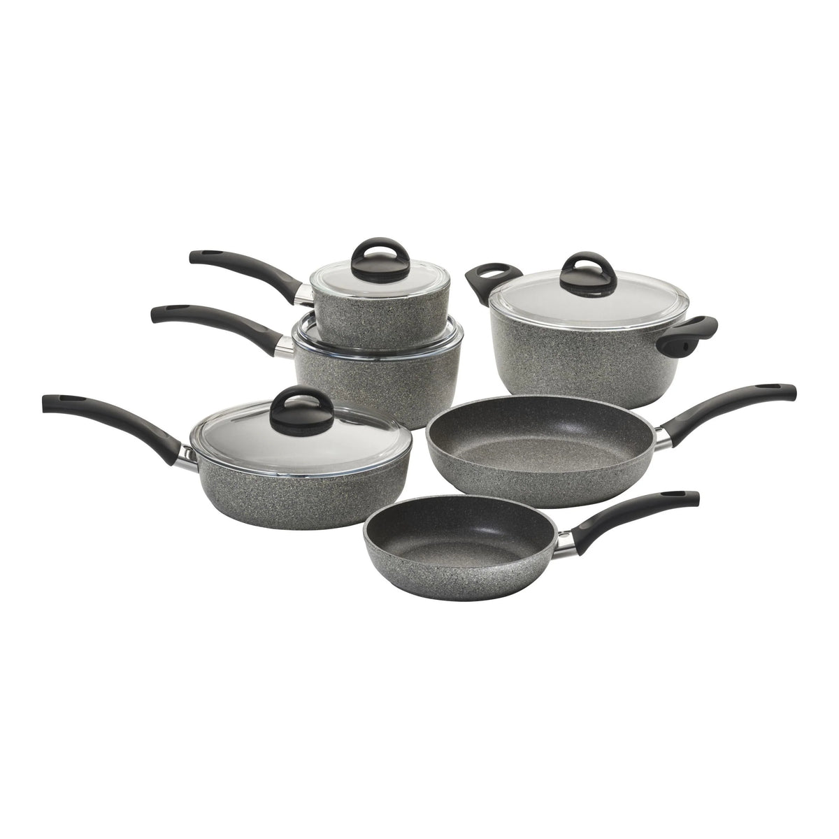 10pc Aluminum Nonstick Cookware Set E426