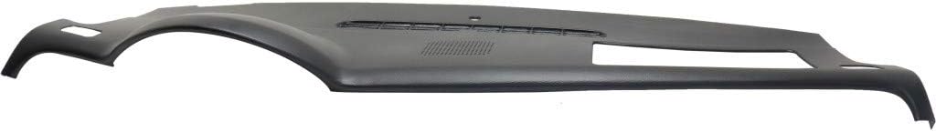 Black 1-Piece Dash Cover with Defroster Grille and Speaker Holes H7043