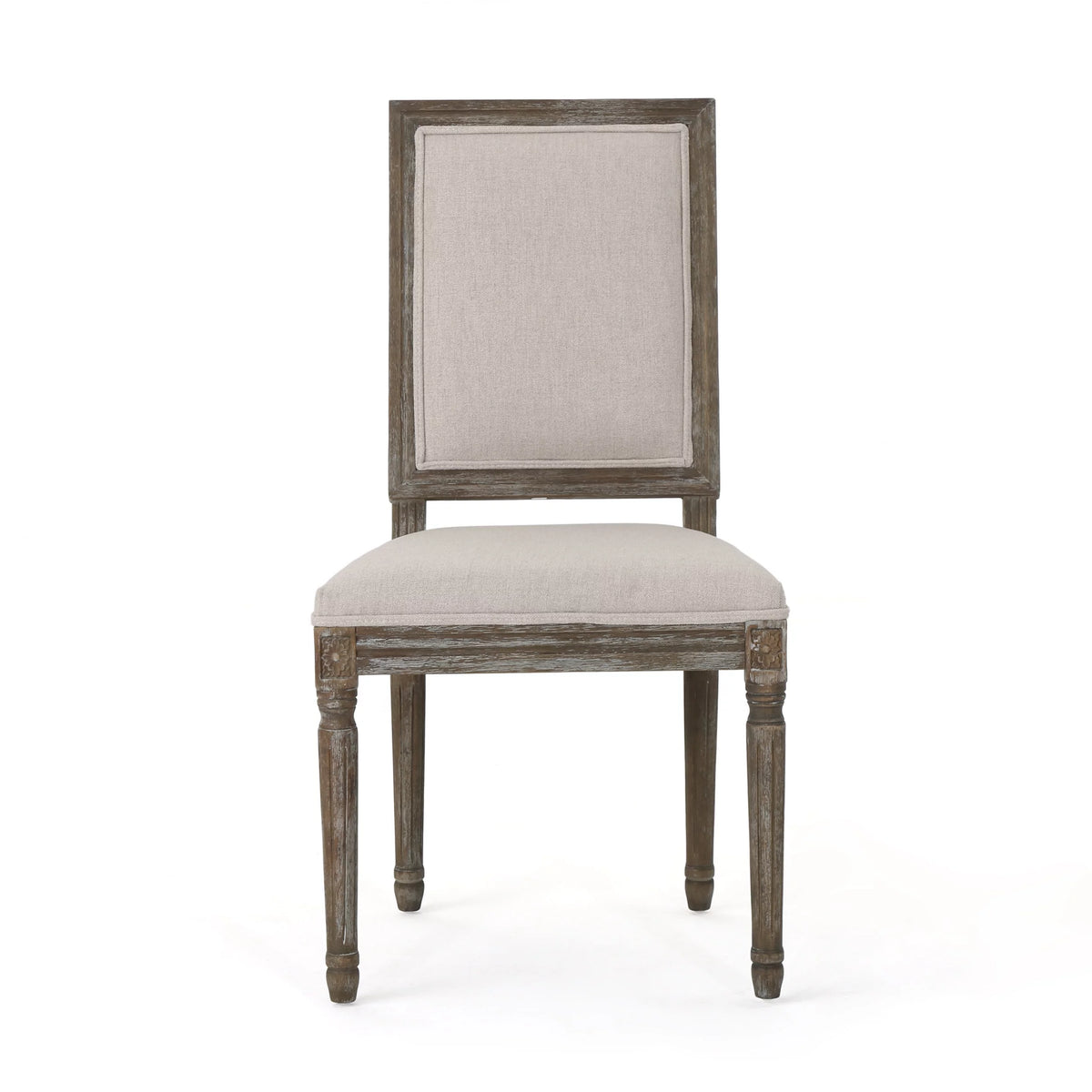 Fabric Upholstered Dining Chairs Set of 2 D837