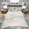 King Geometric Bedding Set with 2 King Shams Q6679