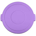 Purple 44 Gallon Flat Round Trash Can Lid N682
