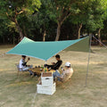 Waterproof Camping Tarp with Poles T5095