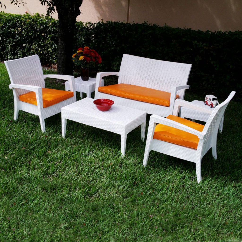 6 Piece Patio Sofa Set in Dark Gray F89974