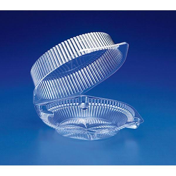 8 x 9 x 3 Clear Plastic Hinged Containers, Case of 200 F3022