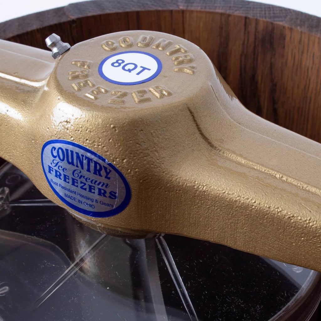 Manual Ice Cream Maker with Stainless Steel Can and Oak Tub, 8 Quart G907519