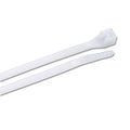 White Nylon Cable Ties, 11-In., 100-Pk. W44895