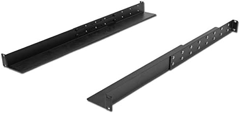 1U Rack Mount 4-Post Shelf Rail Full Depth 33.5 Inches Pack of 2 U48665