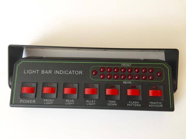 Amber Clear LED Light Bar X645
