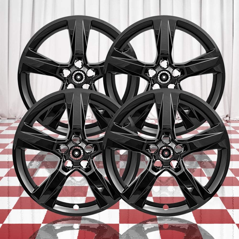 Set of 4 Gloss Black 20 Wheel Skins H1708