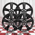 Set of 4 Gloss Black 20 Wheel Skins H1708