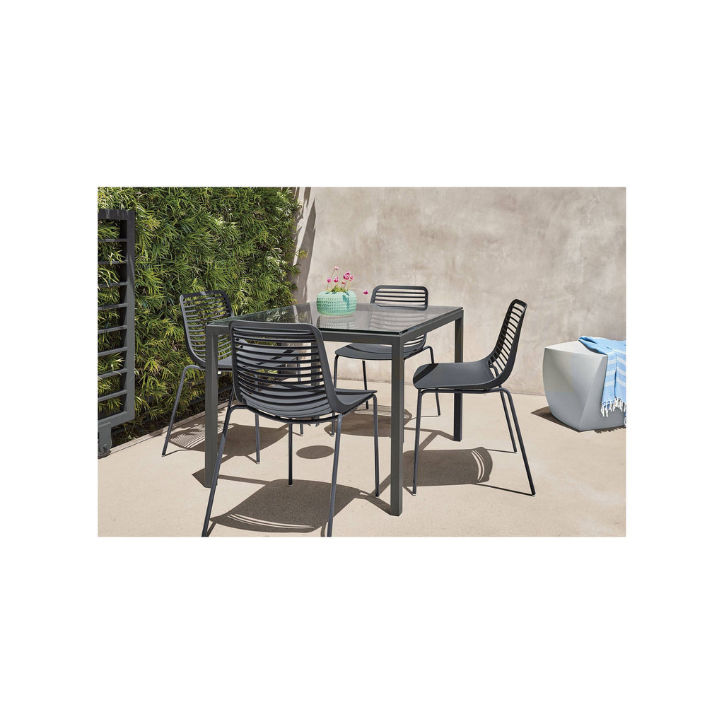 Grey Mini Patio Side Chair U679143