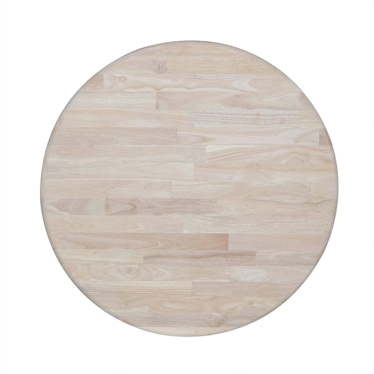 Natural Wood Round Top Bar Table S16211