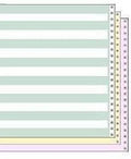 Green Bar Carbon Interleaf Continuous Computer Paper X929