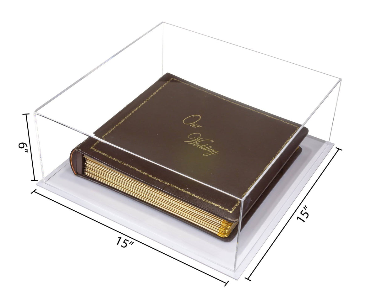 Clear Acrylic Book Display Case Q66647