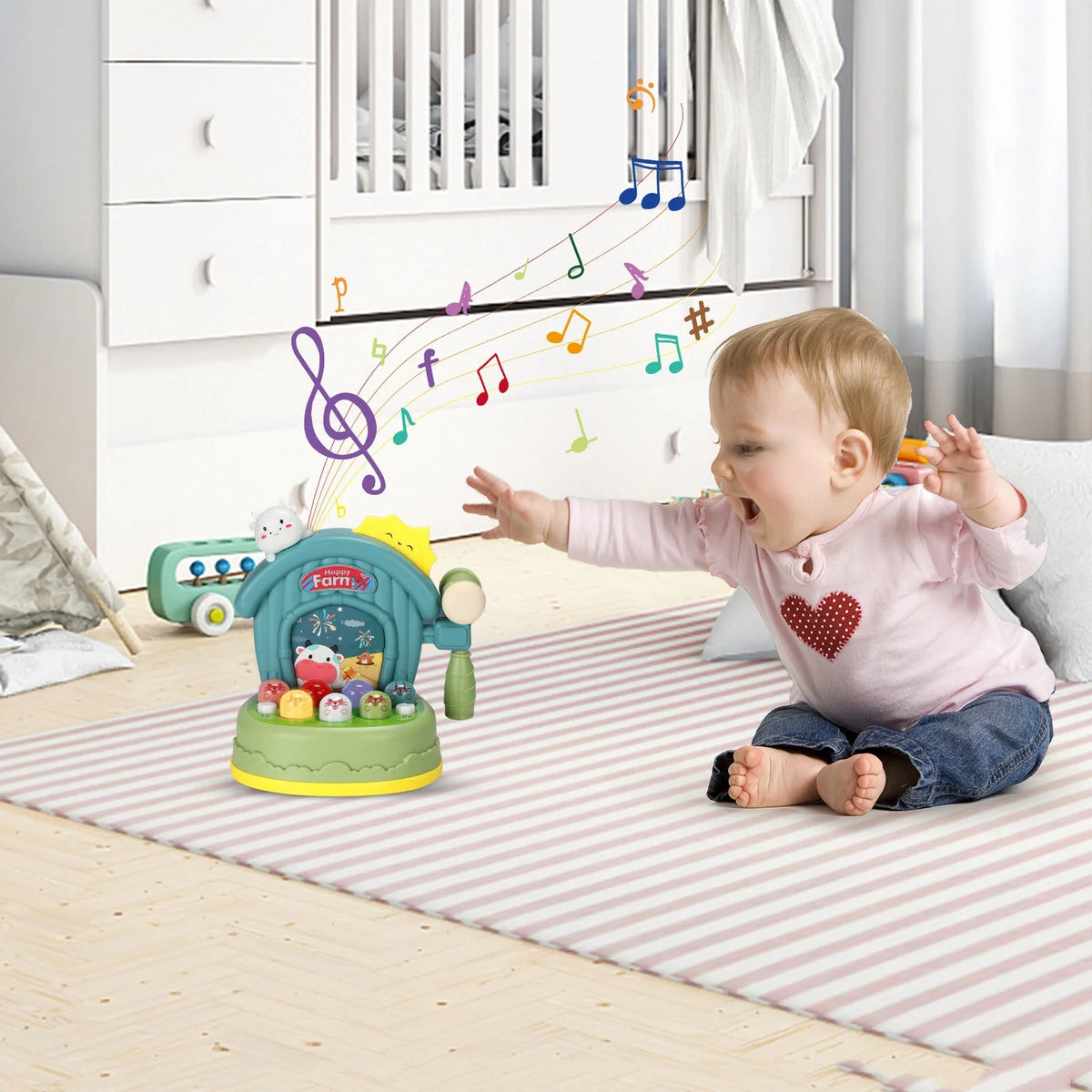 Whack A Hole Hammer Game Toy D8118