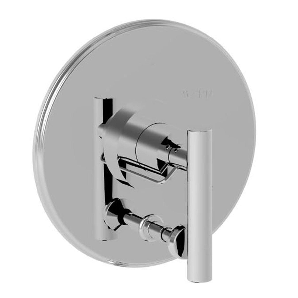 Balanced Pressure Tub & Shower Diverter Plate with Handle English Bronze P137