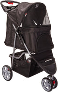 Black 3-Wheel Pet Stroller I9983