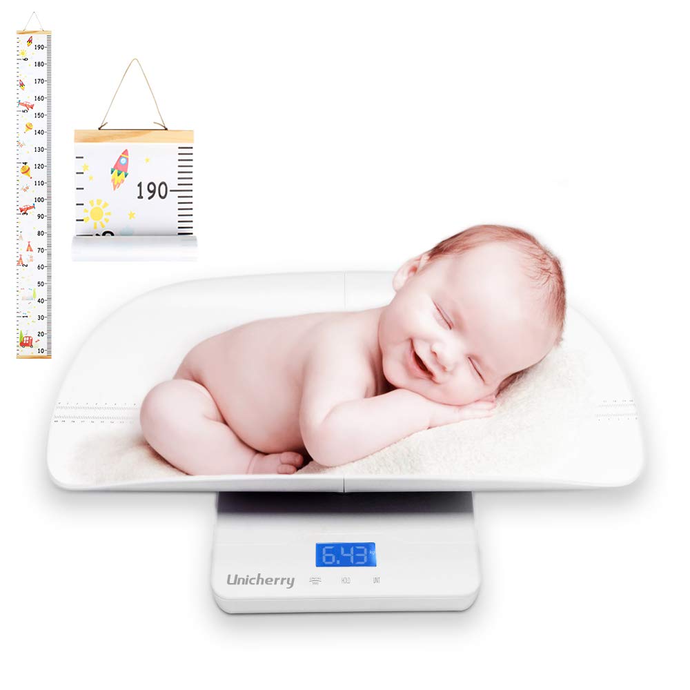 2 in 1 Digital Baby Scale with 4 Weighing Modes, Blue Backlight, Pack of 2 O8866