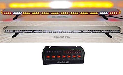 Amber Clear LED Light Bar X645