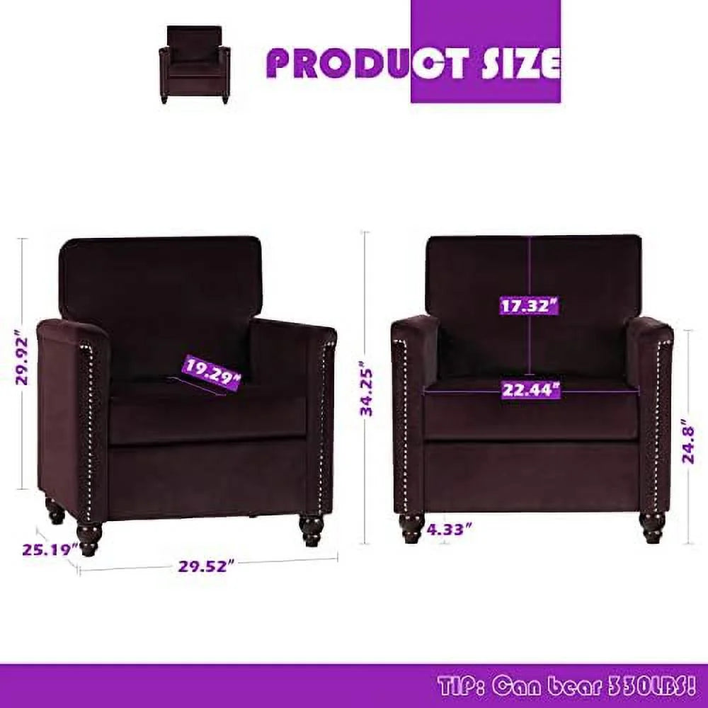 Upholstered Linen Accent Chair Q16713