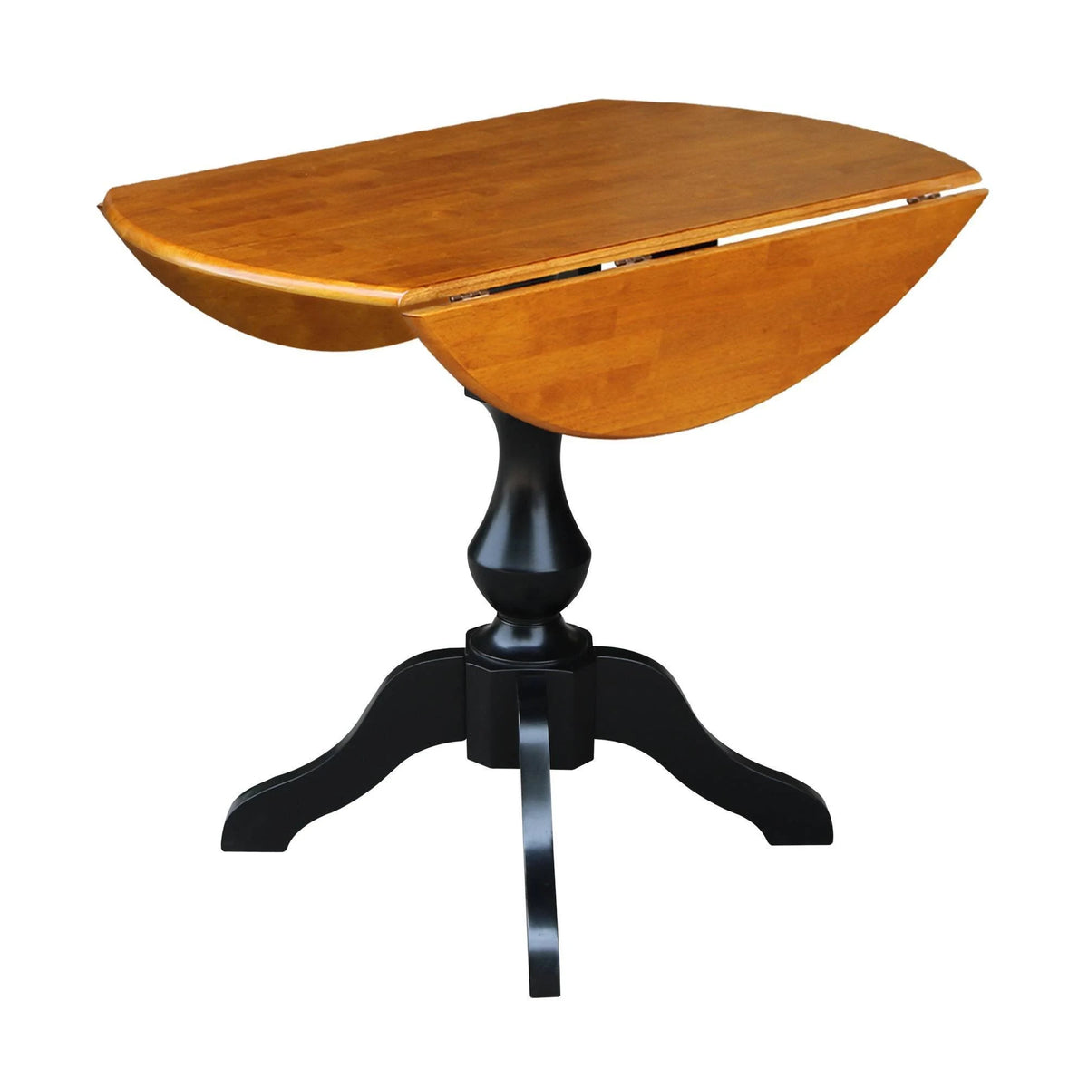 Round Dual Drop Leaf Pedestal Table K57408