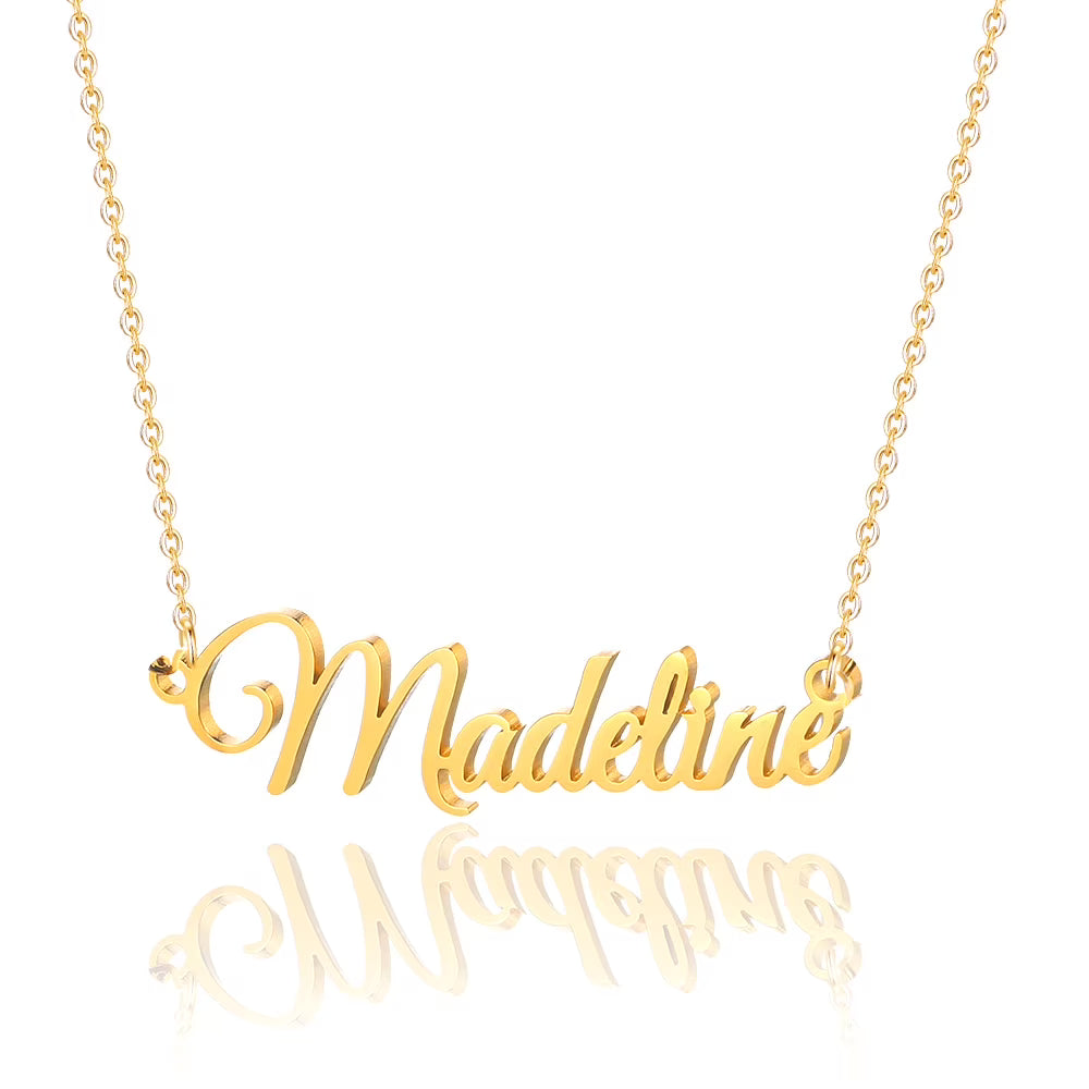 Gold Plated Custom Name Necklace G456108