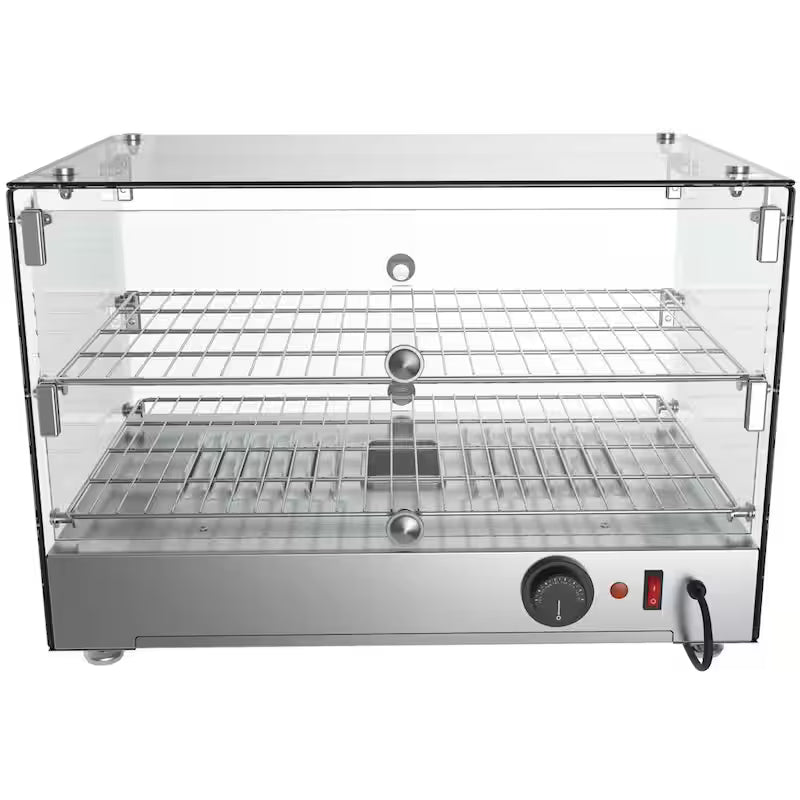 Countertop Commercial Food Warmer Display Case in Stainless Steel L8405