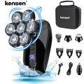5 in 1 Waterproof Wet/Dry Electric Head Shaver L321971